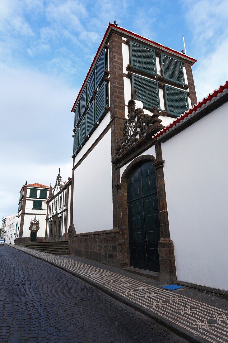 The Museu Carlos Machado building, formerly known as Convento de Santo André  Ponta Delgada, Azores islands, Portugal