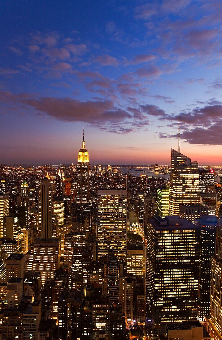 New York City at Dusk