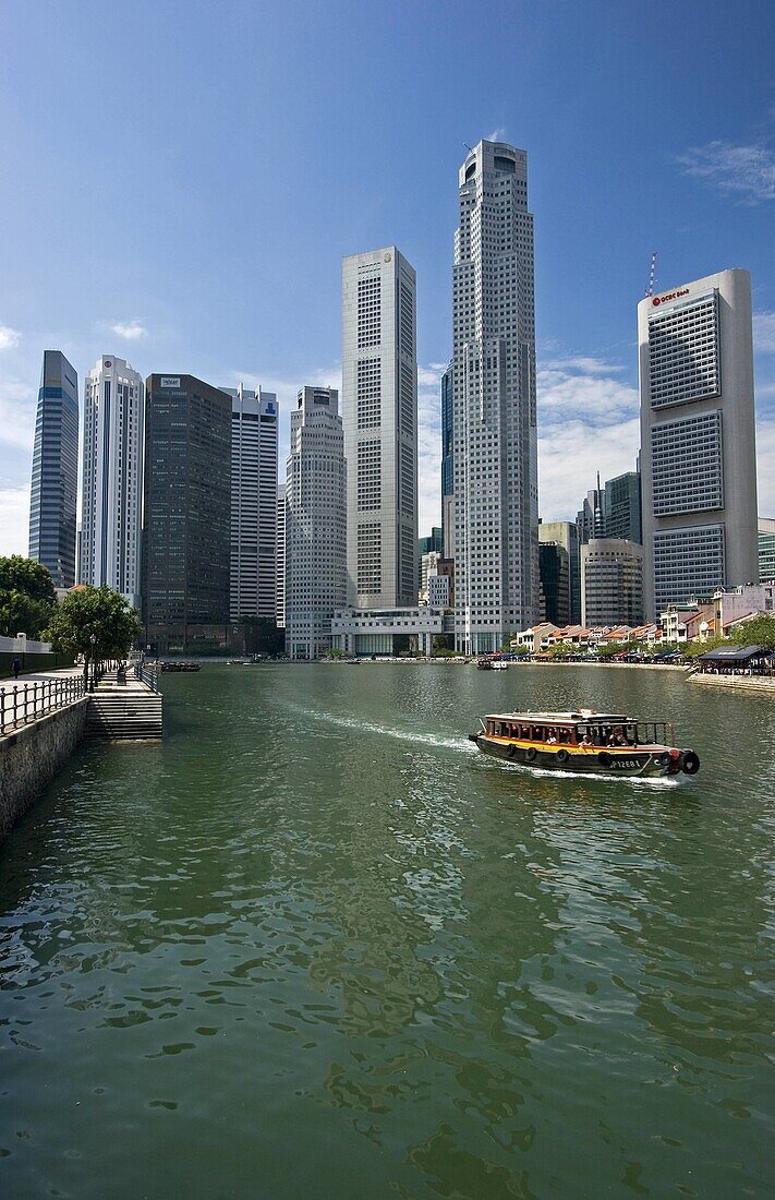 Singapore City and Boat Quay