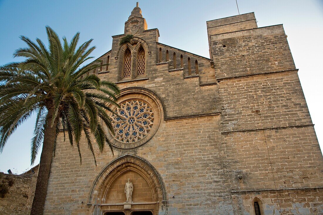 Church of San Andres Apostol, Alcudia, Majorca, Balearic Islands, Spain