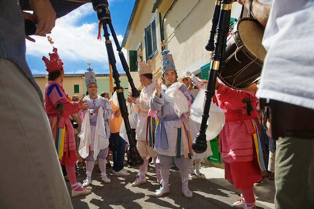 Cossiers dance festival, Alaro, Majorca, Balearic Islands, Spain