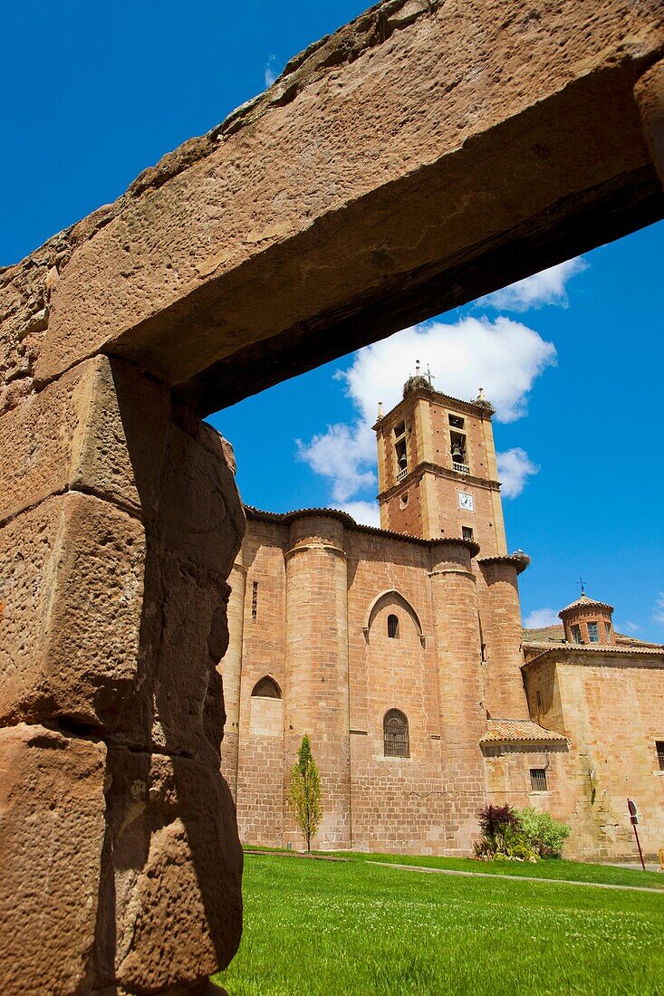 Santa Maria La Real Monastery. Najera. Way of St. James. La Rioja. Spain.