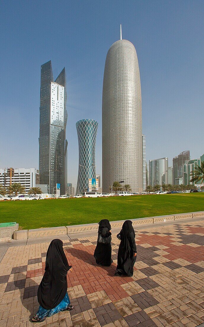 Corniche buildings, Doha, Qatar