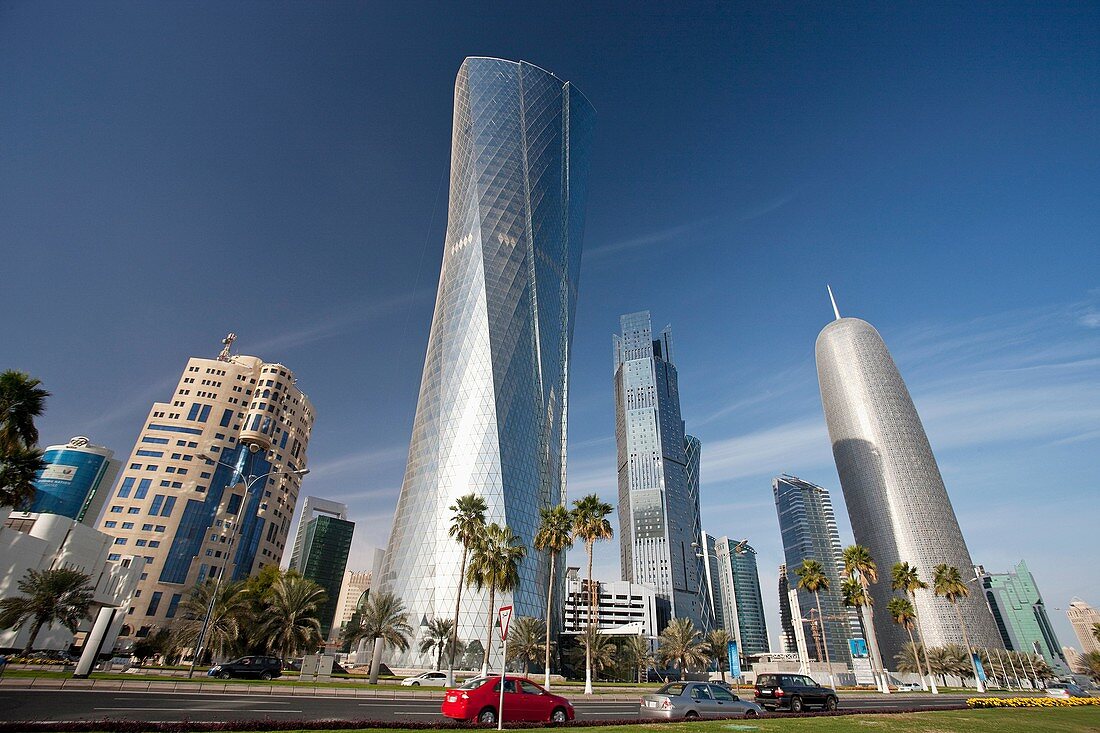 Corniche skyline, Doha, Qatar