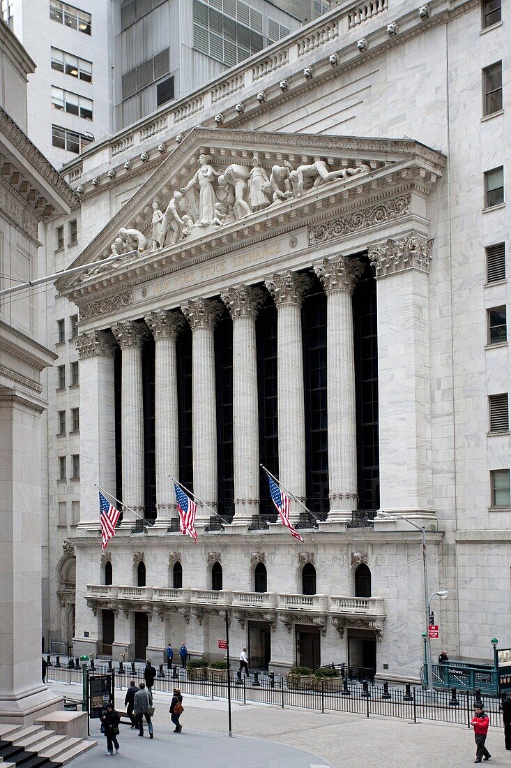 Stock Exchange building, New York City, USA