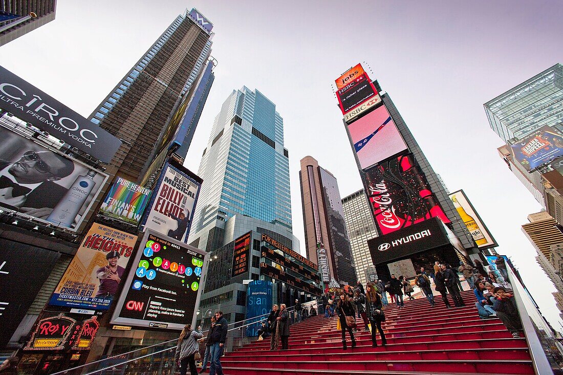 Broadway at Times Square, New York City, USA