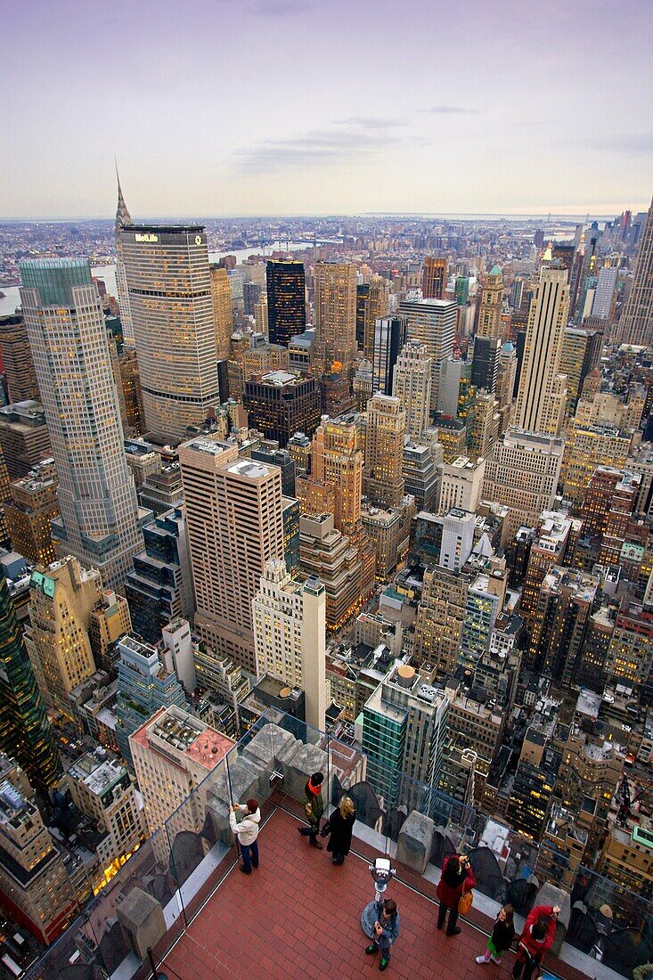 Midtown Manhattan from RCA Building, New York City, USA