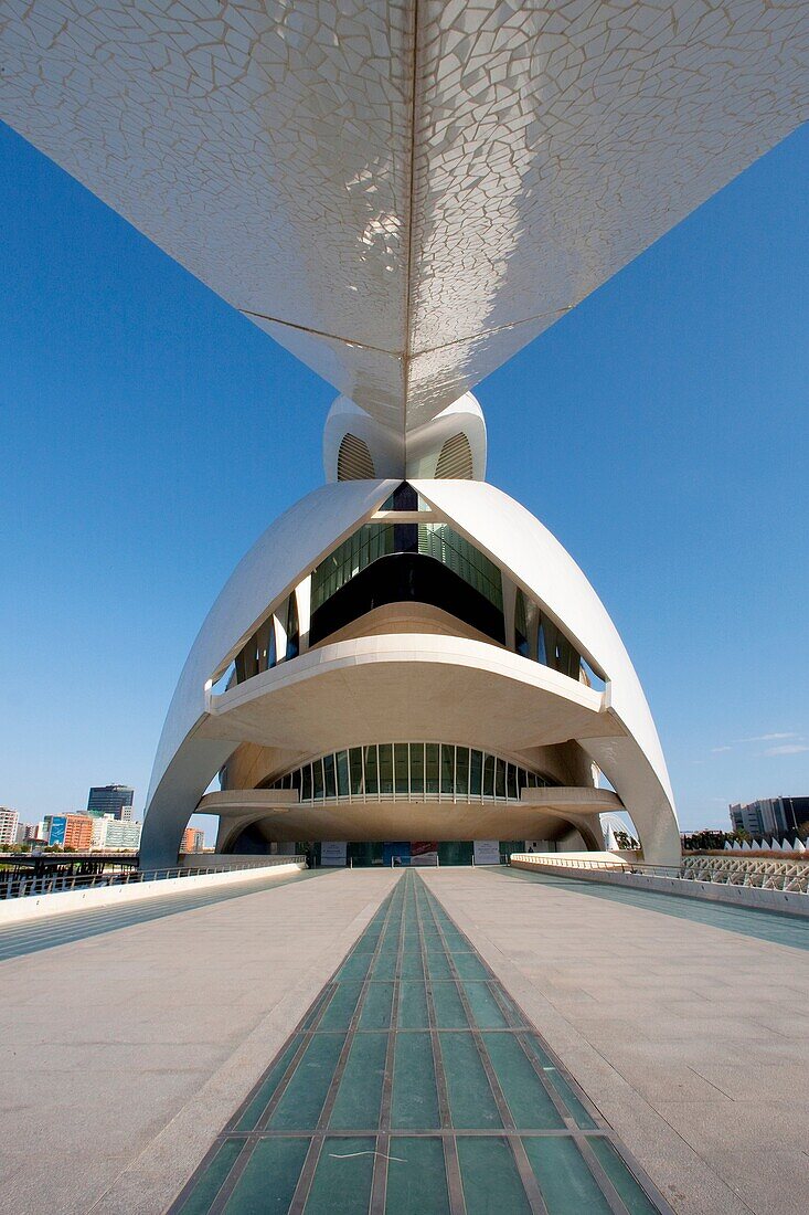 City of Arts and Sciences built by S. Calatrava, Valencia, Comunidad Valenciana, Spain