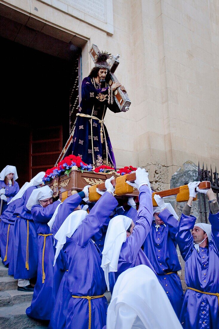 Good Friday procession, Montefrio, Granada province, Andalusia, Spain