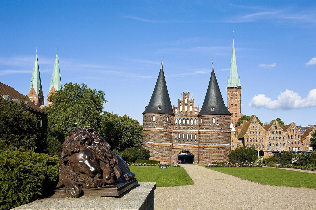 Holstentor (Holsten Gate), Lubeck, Germany