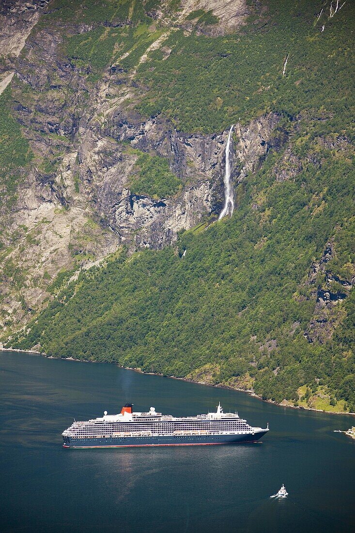 Ship, Geirangerfjord, Norway