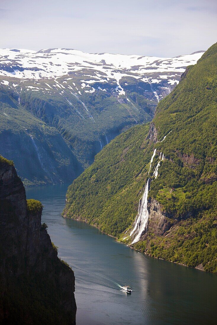 Seven Sisters waterfall, Geirangerfjord, Norway