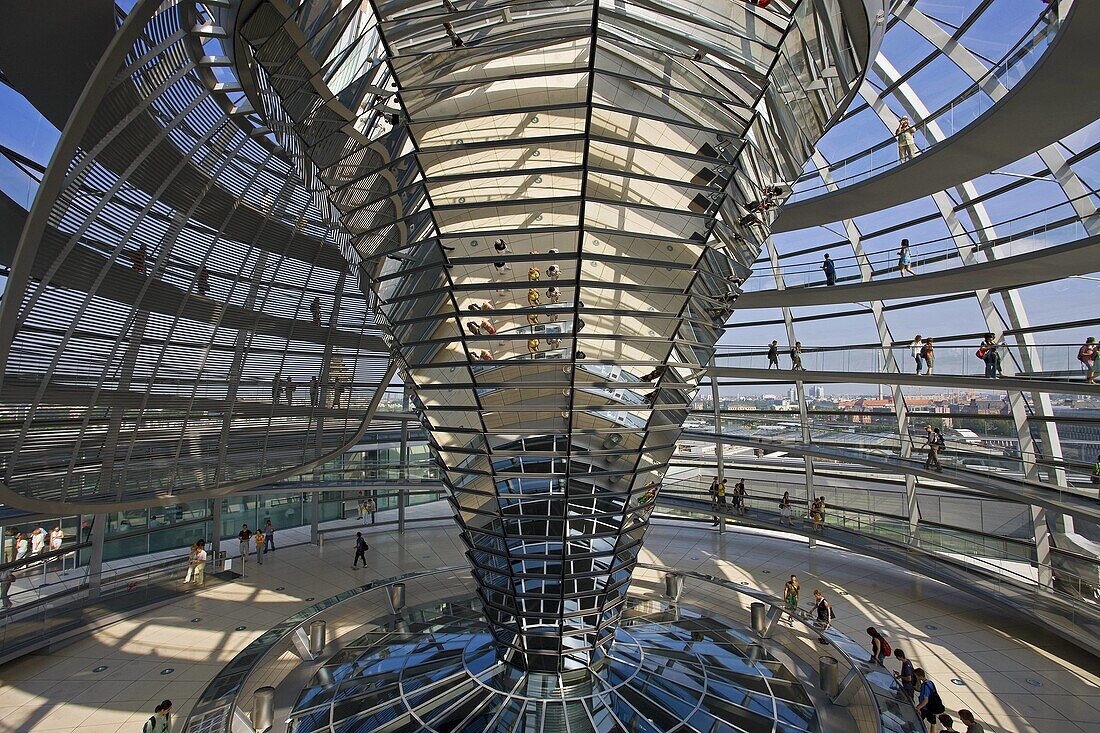 Dome of Parliament building, Berlin, Germany