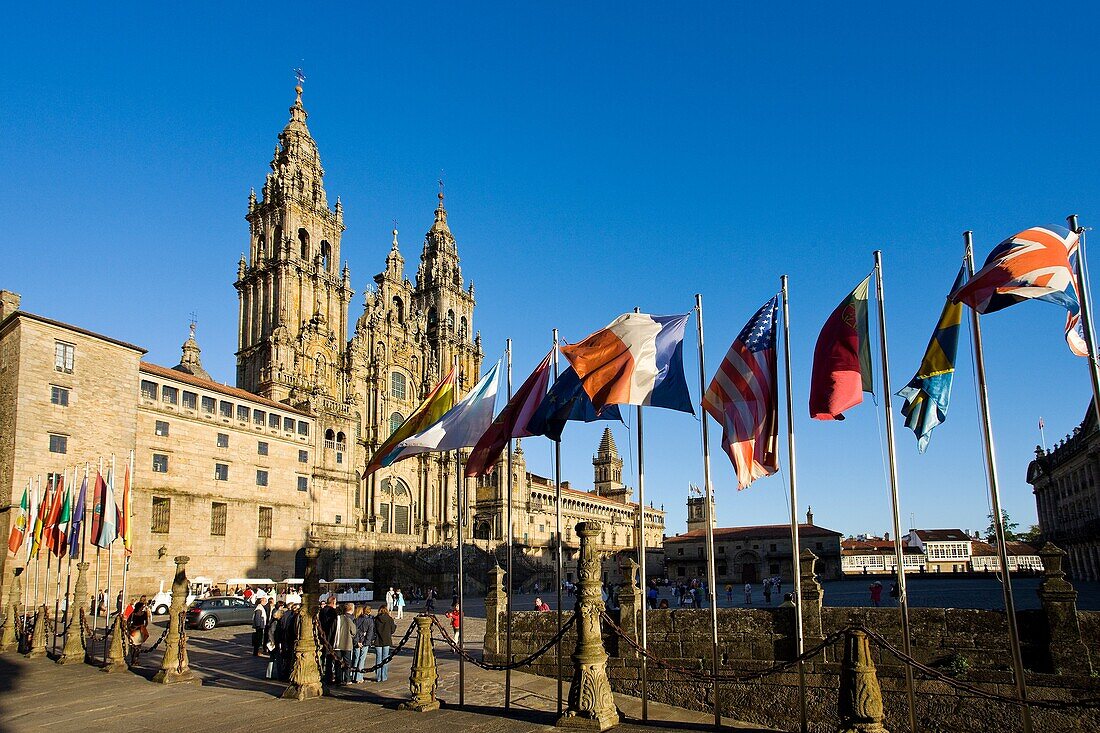 Cathedral, Santiago de Compostela. A Coruña province, Galicia, Spain