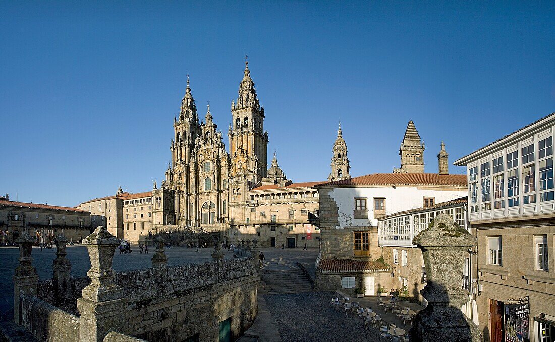 Cathedral, Santiago de Compostela. A Coruña province, Galicia, Spain