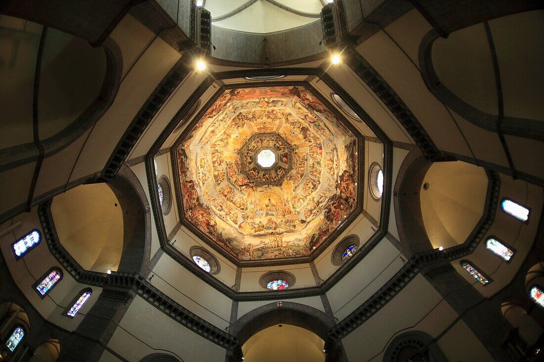 Dome of cathedral, Florence. Tuscany, Italy
