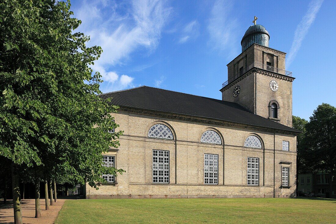 D-Neumuenster, Schleswig-Holstein, church Saint Vicelin, evangelic church, classicism