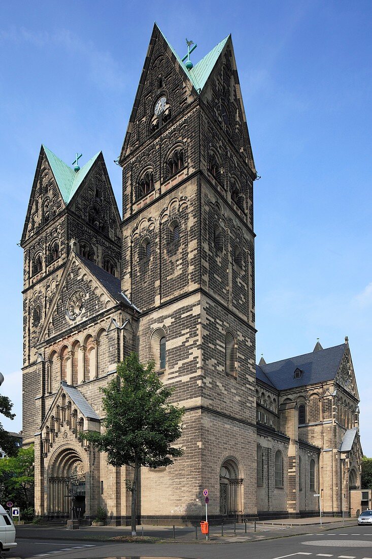 Germany, Krefeld, Rhine, Lower Rhine, North Rhine-Westphalia, parish church Saint Josef, catholic church