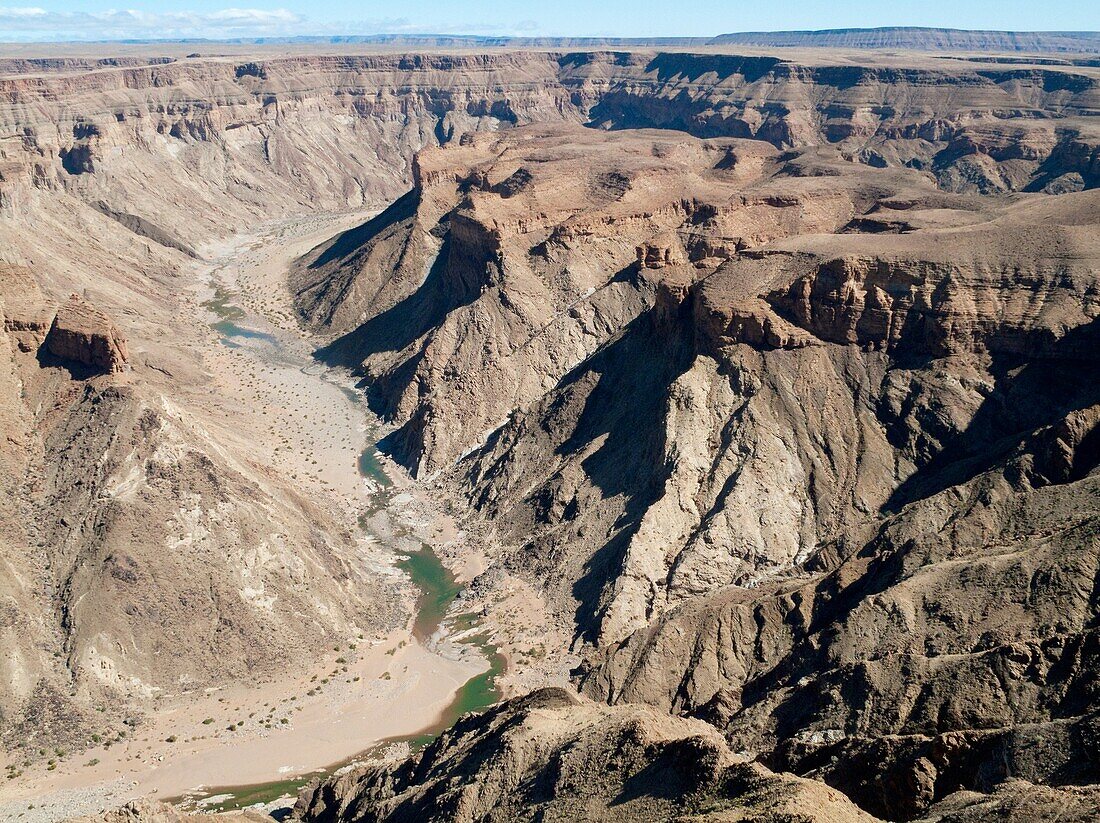 Namibia - The Fish River Canyon is with a length of 160 km the second largest canyon in the world and the largest in Africa Ai-Ais Richtersfeld Transfrontier Park, Namibia