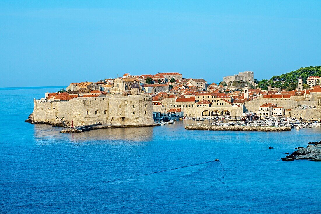 Old medieval city. Dubrovnik. Dalmatian coast. Croatia.