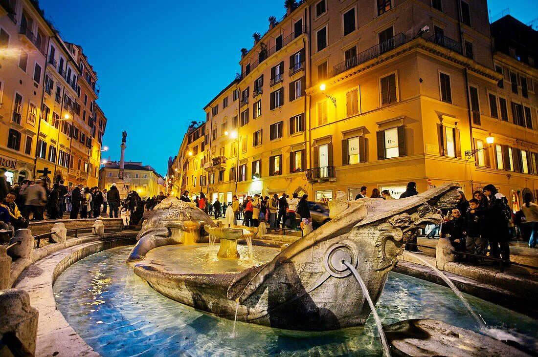 Fontana della Barcaccia. Rome. Lazio. Italy.