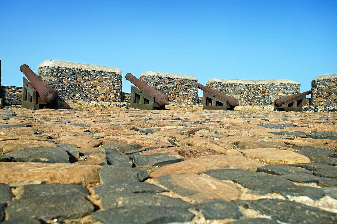 Citade Velha (now Ribeira Grande). Old fort dating 17th century. São Tiago island. Cape Verde.