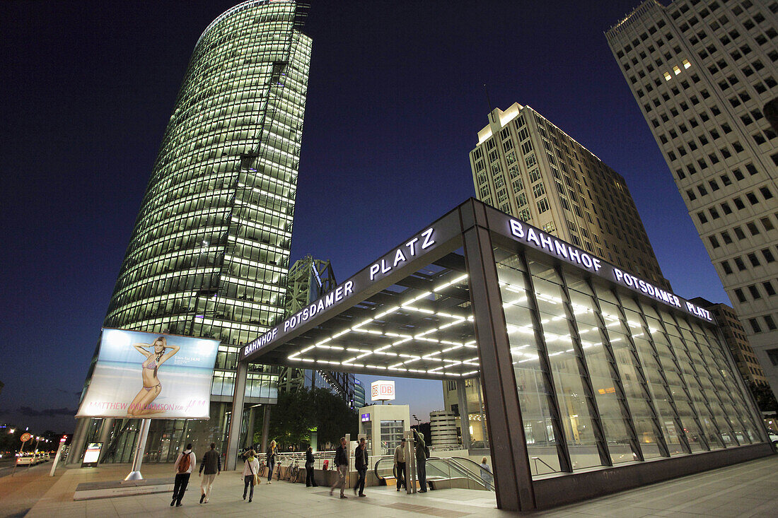 Germany, Berlin, Potsdamer Platz Station