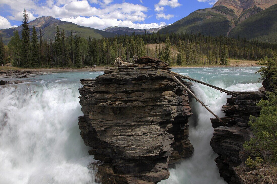 Canada, Alberta, Jasper National Park, Athabasca River Falls