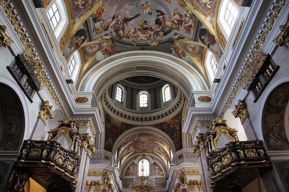 Slovenia, Ljubljana, St Nicholas Cathedral, interior