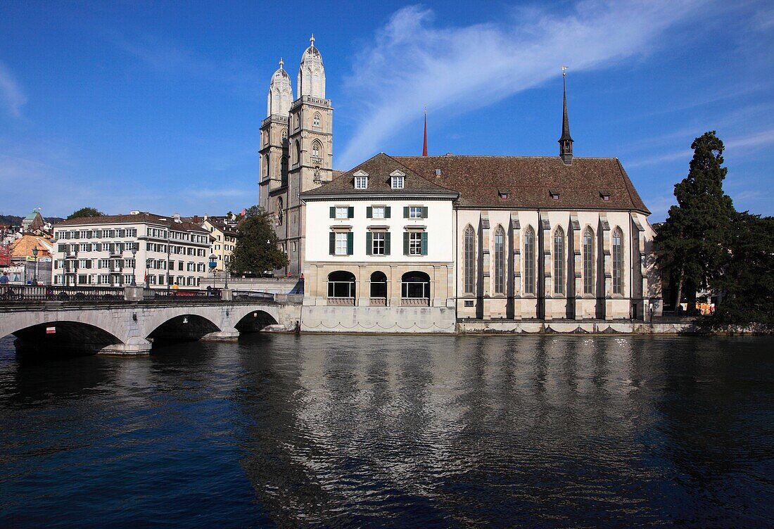 Switzerland, Zurich, Grossmünster, Cathedral
