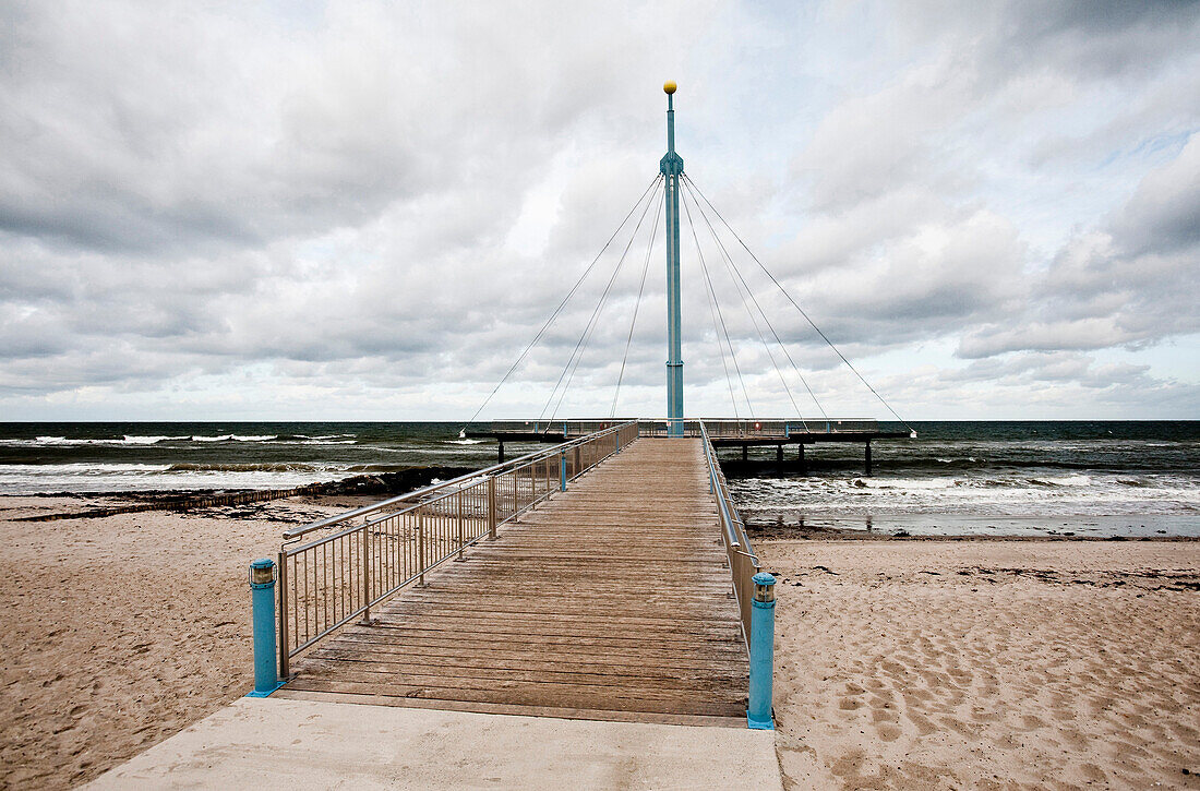 Seebrücke von Hohwacht, Ostsee, Schleswig-Holstein, Deutschland