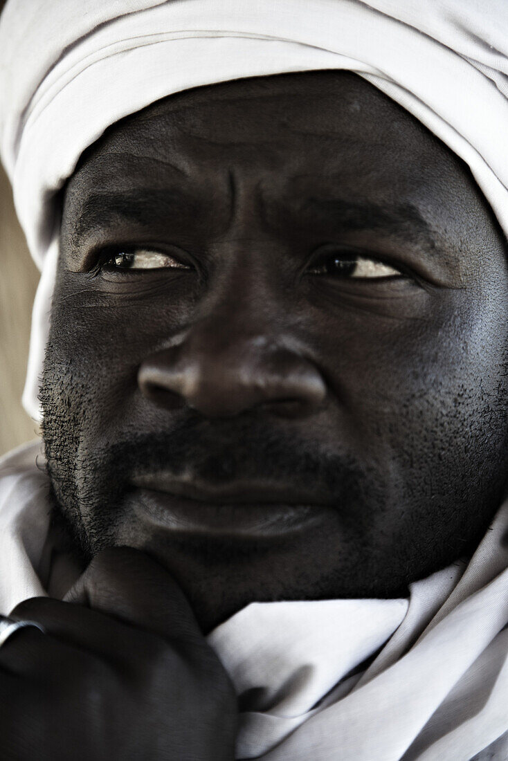 Portrait of desert guide Ali, Lybia, Africa