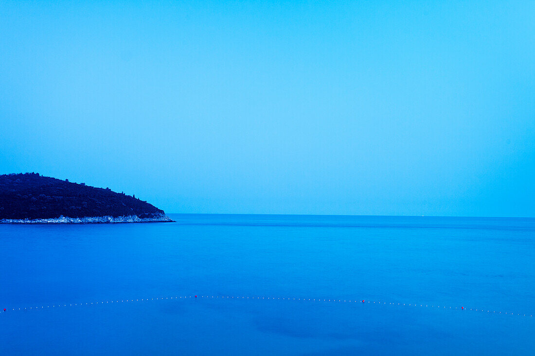Sea at dawn, Dubrovnik, Dalmatia, Croatia