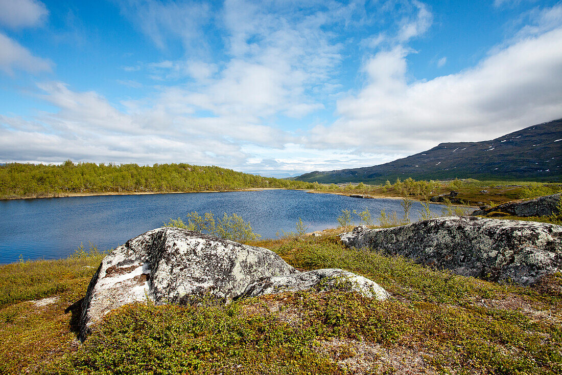 Landschaft bei Björkliden, Lappland, Nordschweden, Schweden