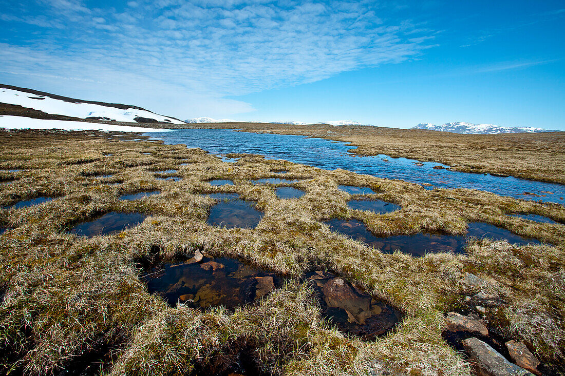 Mountain lake, Lapland, northern Sweden, Sweden