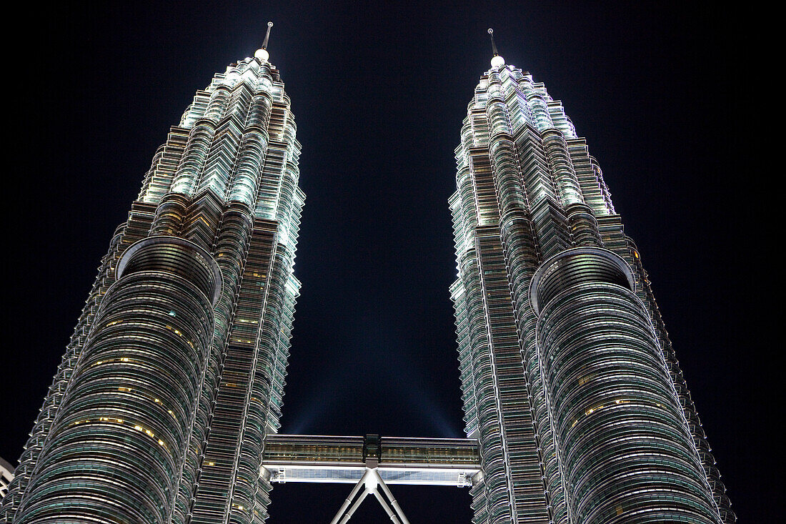 Petronas Twin Towers, Kuala Lumpur City Center, Kuala Lumpur, Malaysia, Asien