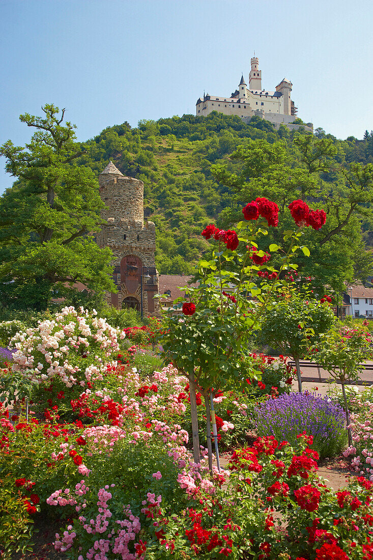 Marksburg, Braubach, Rheinland-Pfalz, Deutschland