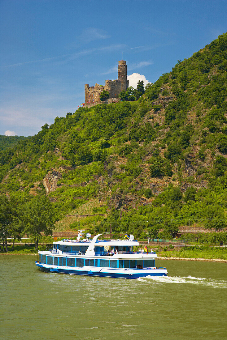 Burg Maus (Mouse Castle), Wellmich, St. Goarshausen, Rhineland-Palatinate, Germany