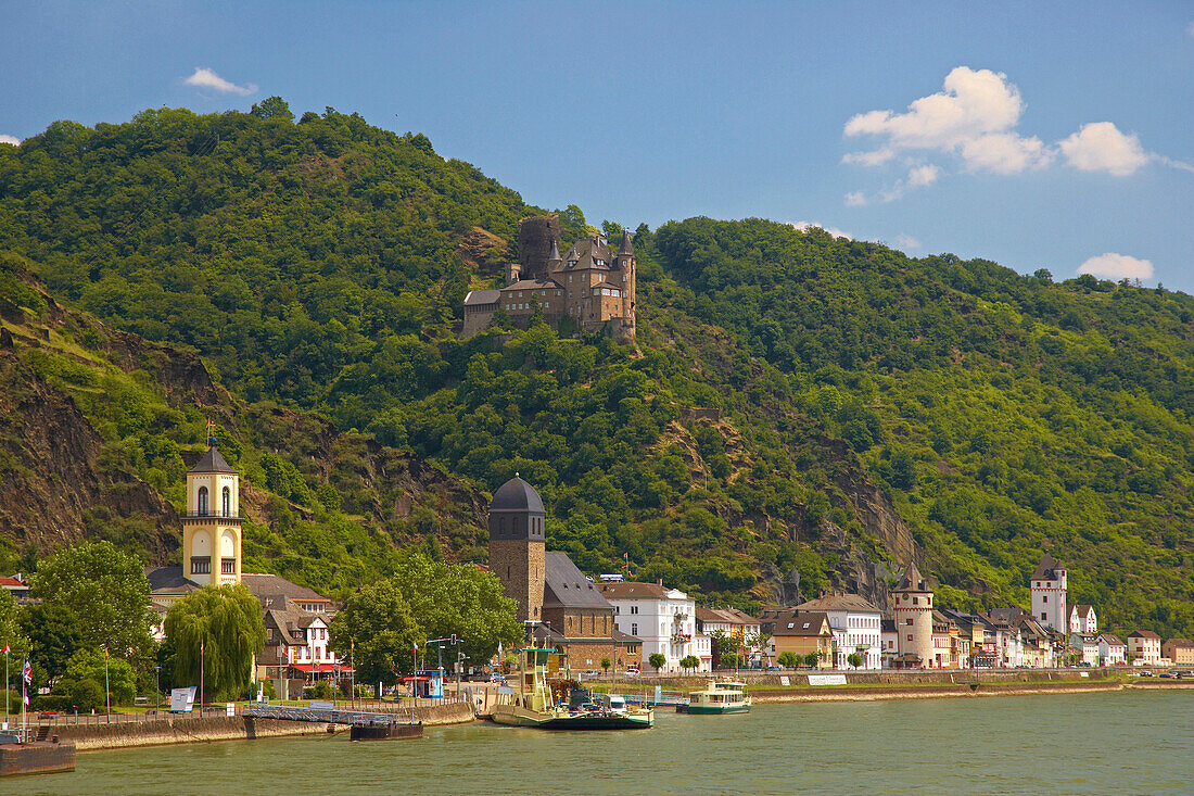 Katz castle, St. Goarshausen, Rhineland-Palatinate, Germany