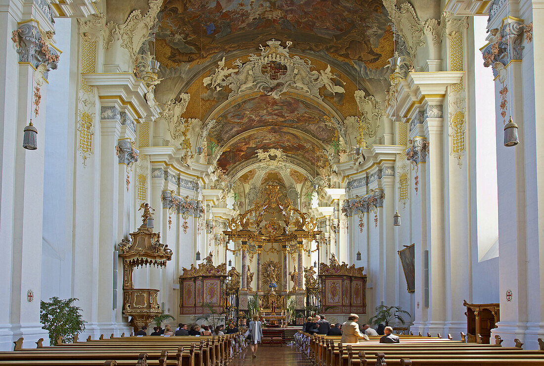 Barockkirche St. Paulin, Trier an der Mosel, Rheinland-Pfalz, Deutschland, Europa