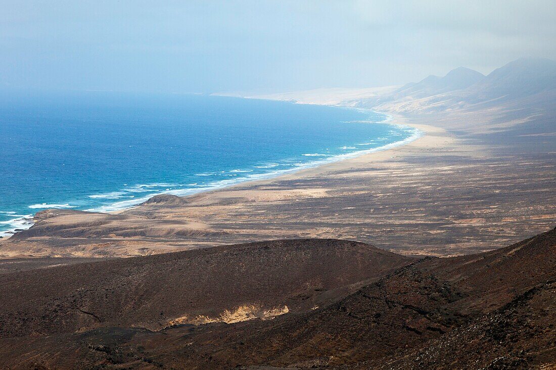 Playas del Cofete y Barlovento Península de Jandía Isla Fuerteventura Provincia Las Palmas Islas Canarias España