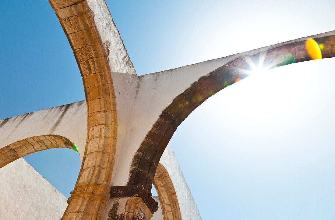 Convento franciscano Pueblo Betancuria Isla Fuerteventura Pronvincia Las Palmas Islas Canarias España