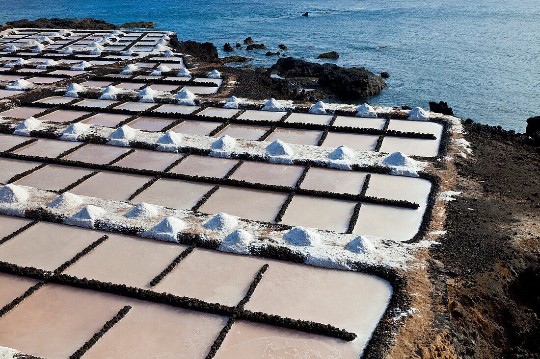 Salinas de Punta Larga Pueblo Fuencaliente Isla La Palma Pronvincia Santa Cruz Islas Canarias España