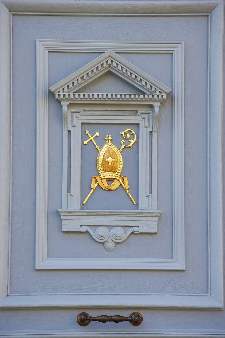 Portal of bishop's pala?e, Speyer, Rhineland-Palatinate, Germany, Europe