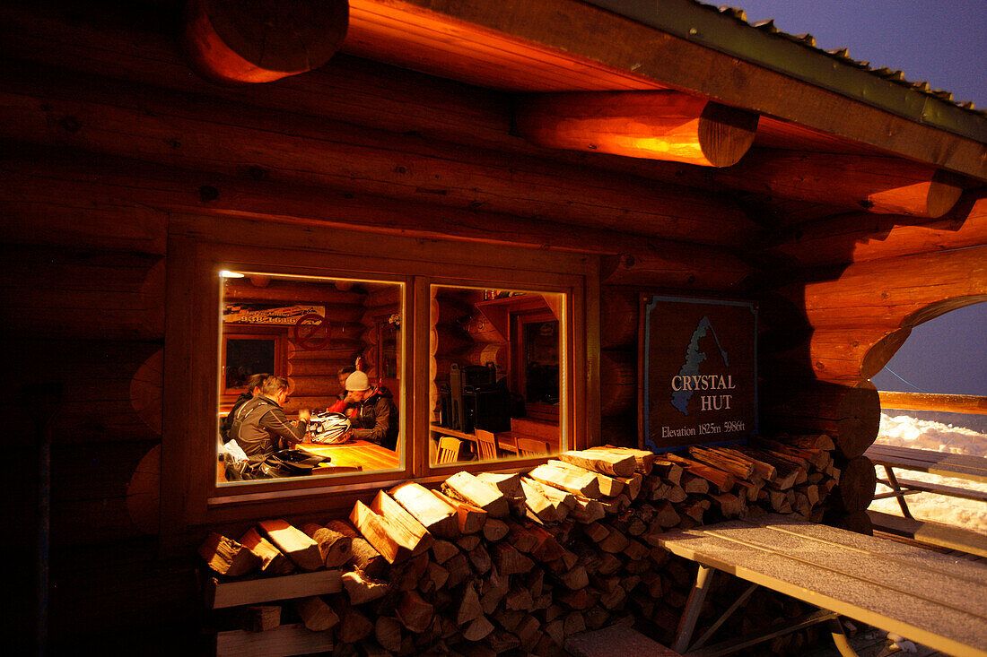 Berghütte Crystal Hut, Blackcomb Mountain, Whistler, British Columbia, Kanada