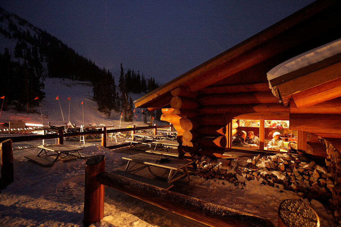 Berghütte Crystal Hut, Blackcomb Mountain, Whistler, British Columbia, Kanada