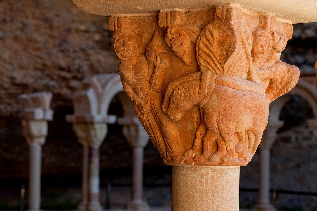 Monastry de San Juan de la Pena, rock formation, Sierra de San Juan de la Pena, mountains, Pyrenees, pirineos, near Jaca, Camino Aragones, Camino Frances, Way of St. James, Camino de Santiago, pilgrims way, UNESCO World Heritage, European Cultural Route, 