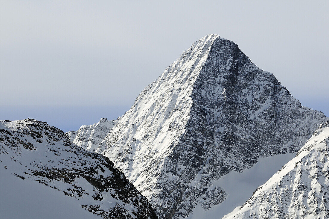 Gipfel des Piz Buin, Engadin, Graubünden, Schweiz, Europa