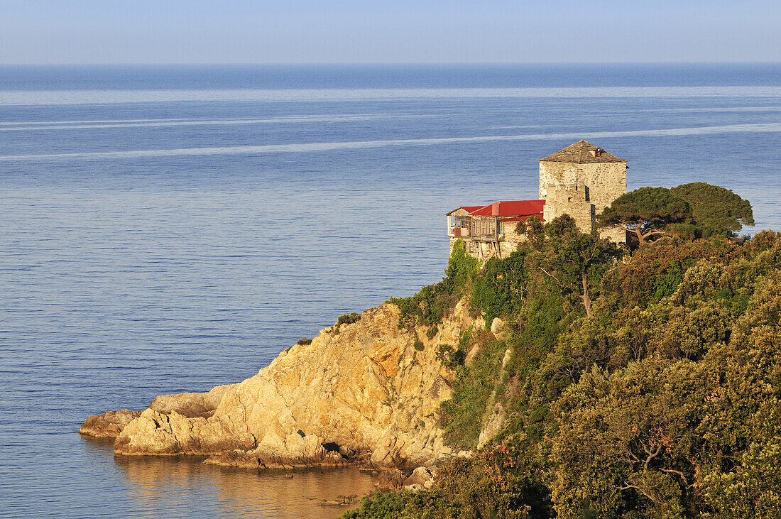 Moni Mylopotamos, Athos mountain, Chalkidiki, Greece