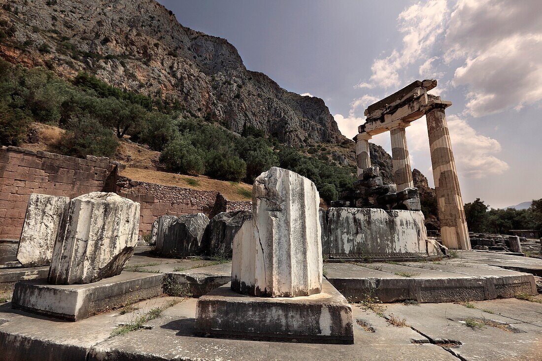 The Tholos, Delphi, UNESCO World Heritage Site, Greece, Europe